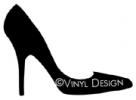 High Heel Stiletto vinyl decal