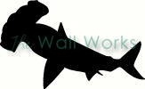 Hammerhead Shark vinyl decal