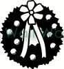 Wreath (1) vinyl decal