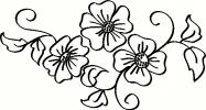 Apple Blossoms vinyl decal