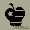 Apple Flag vinyl decal