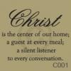 Christ - Center of vinyl decal