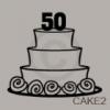 Cake Decal - Custom Number vinyl decal