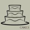 Cake (2) vinyl decal