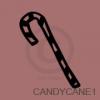 Candy Cane (2) vinyl decal