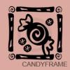 Candy Frame vinyl decal