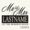 Let the Memories Begin vinyl decal