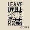 Leave Your Well Wishes vinyl decal