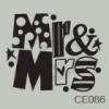 Mr. & Mrs. (3) vinyl decal