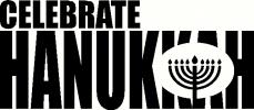 Celebrate Hanukkah vinyl decal