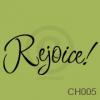 Rejoice vinyl decal