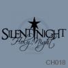 Silent Night  vinyl decal
