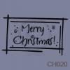 Merry Christmas (3) vinyl decal