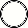 Circle Border vinyl decal