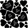 Conversation Hearts Set vinyl decal