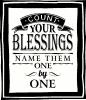 Count Your Blessings vinyl decal