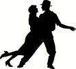 Dancing Couple (1) vinyl decal
