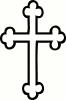 Cross (1) vinyl decal