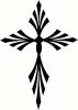 Cross (5) vinyl decal