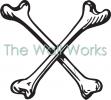 Crossed Bones vinyl decal