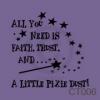 Faith Trust & Pixie Dust (1) vinyl decal