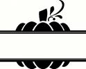 Custom Pumpkin vinyl decal