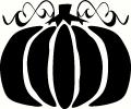 Decorative Pumpkin vinyl decal