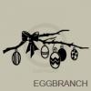 Easter Egg Branch vinyl decal