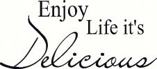 Enjoy Life it vinyl decal