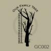 Our Family Tree Growth Chart vinyl decal