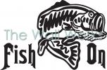 Fish On - Bass vinyl decal