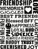 Friendship Subway vinyl decal