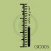 Pencil Growth Chart vinyl decal