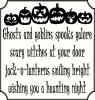 Ghosts, Goblins, Spook Galore vinyl decal