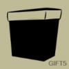 Gift Box vinyl decal