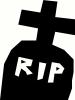 Halloween R.I.P Headstone vinyl decal