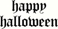 Happy Halloween (6) vinyl decal