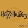 Happy Haunting vinyl decal