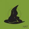 Witch Hat (2) vinyl decal