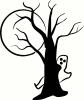 Haunted Tree vinyl decal