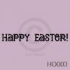 Happy Easter Swirls vinyl decal