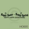 Happy Easter Happy Spring vinyl decal