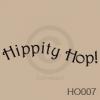 Hippity Hop vinyl decal