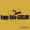 Happy Hallo-Scream vinyl decal