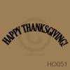 Happy Thanksgiving vinyl decal