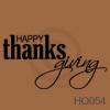 Happy Thanksgiving (3) vinyl decal