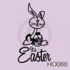 It's Easter with Bunny vinyl decal