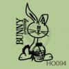 Bunny Crossing vinyl decal