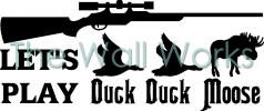 Duck Duck Moose vinyl decal