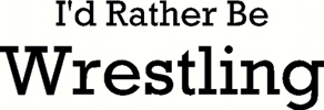 Rather Be Wrestling vinyl decal